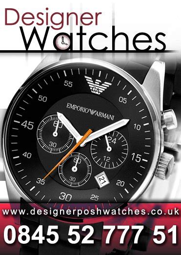 designer posh watches uk.